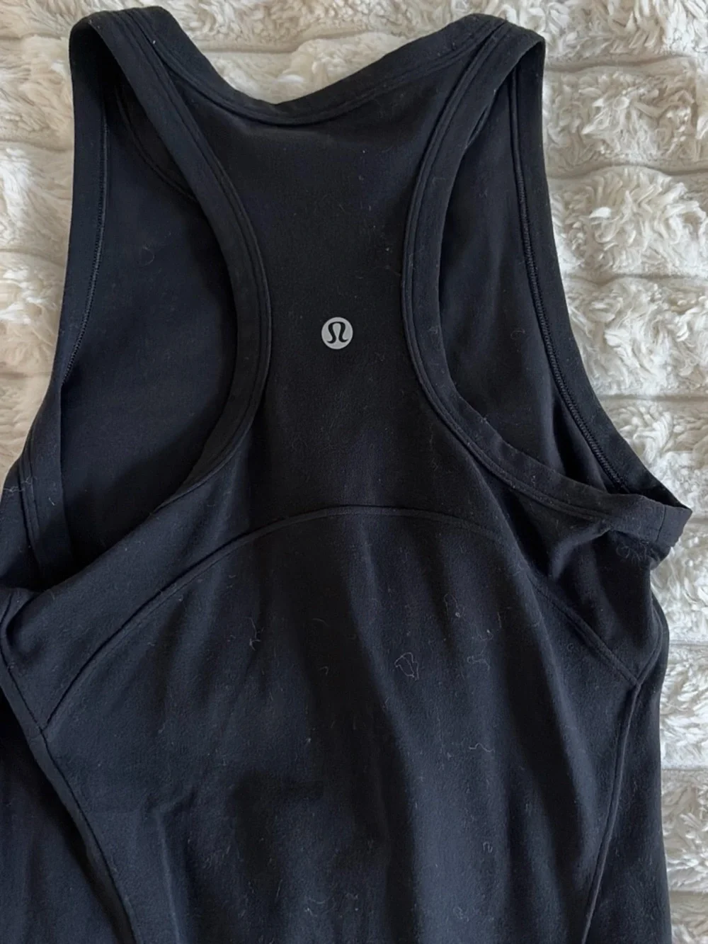 lululemon athletica Black Racerback Tank Top